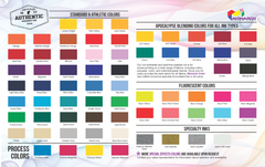 Monarch Plastisol Screen Printing Inks Low Temp Poly / Poly Blend Lemon Yellow