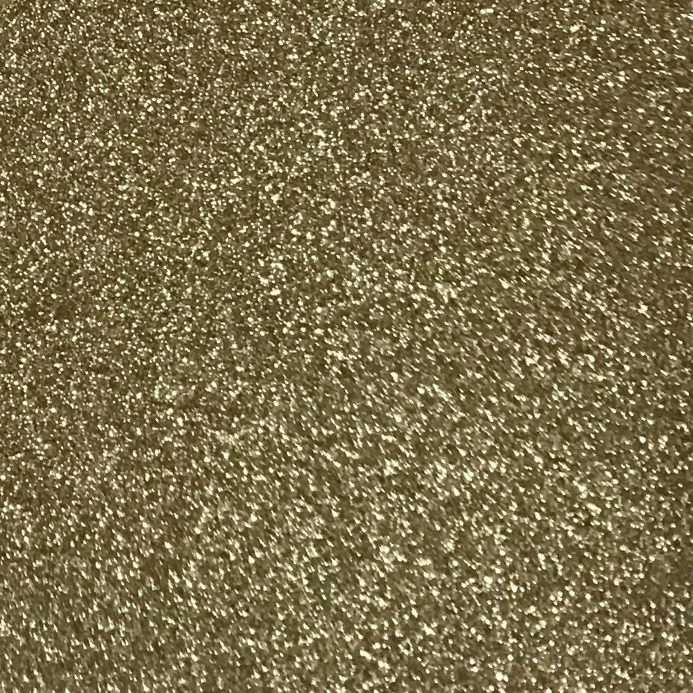 Glitter, Light Gold Heat Transfer Vinyl 19" HTV