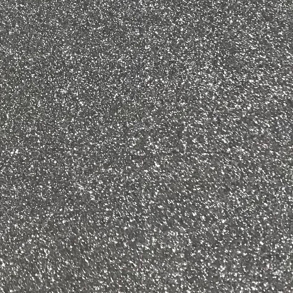 Glitter, Silver Heat Transfer Vinyl 19" HTV