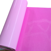 Glitter, Rainbow Neon Pink Heat Transfer Vinyl 19" HTV