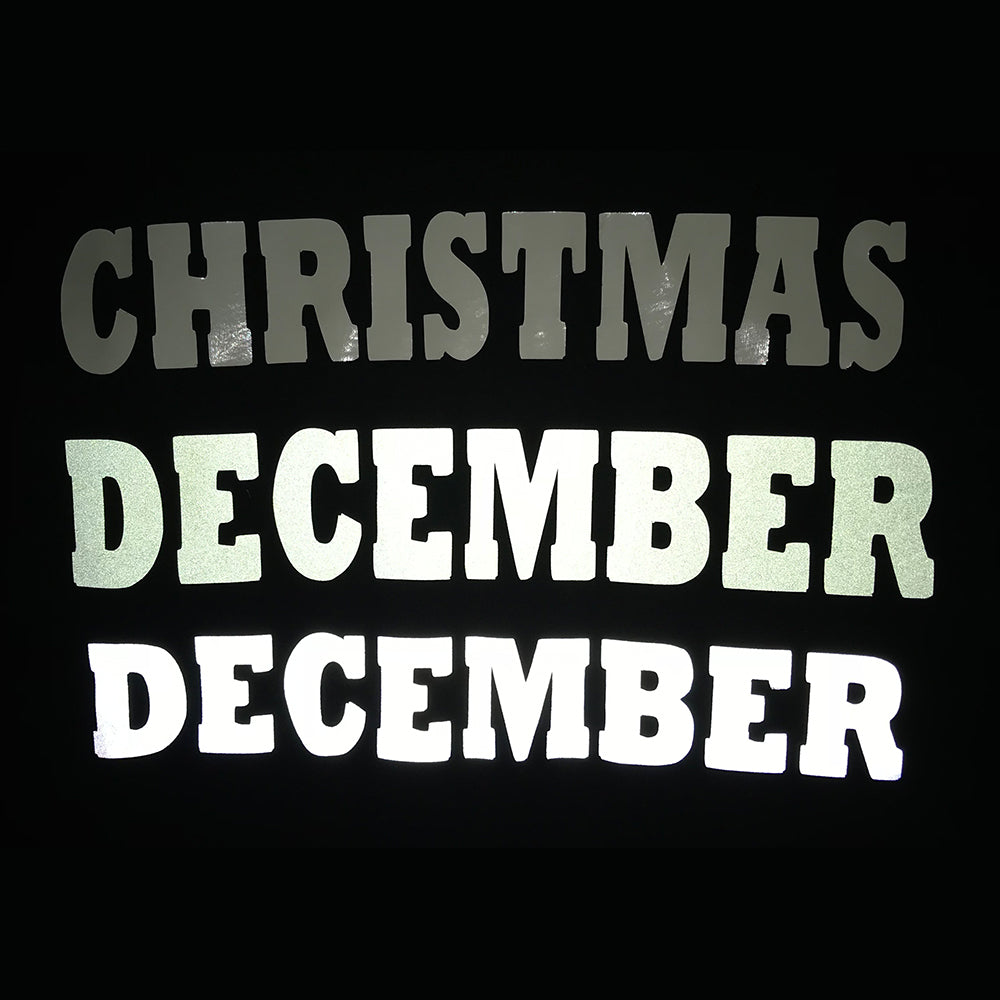 Reflective, Silver Reflective Film Heat Transfer Vinyl 19" HTV