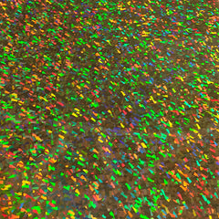 Heat Transfer Vinyl 19"??Width Crystal Gold Hologram HTV