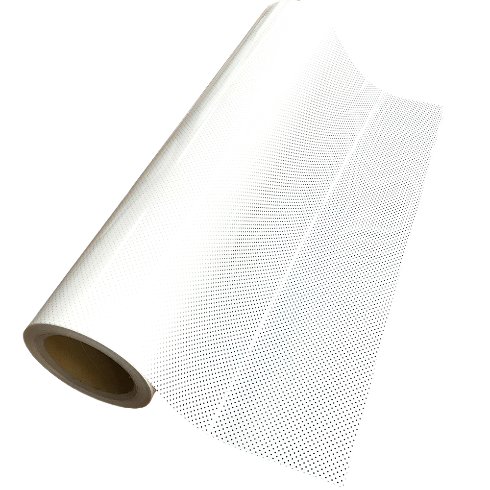 Perforated White Heat Transfer Vinyl 54yds x 19"