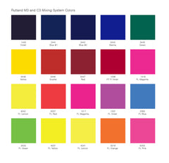 RUTLAND M3 BLUE #1 M32441 COLOR MATCHING MIXING INKS PLASTISOL OIL BASE FOR SILK SCREEN PRINTING
