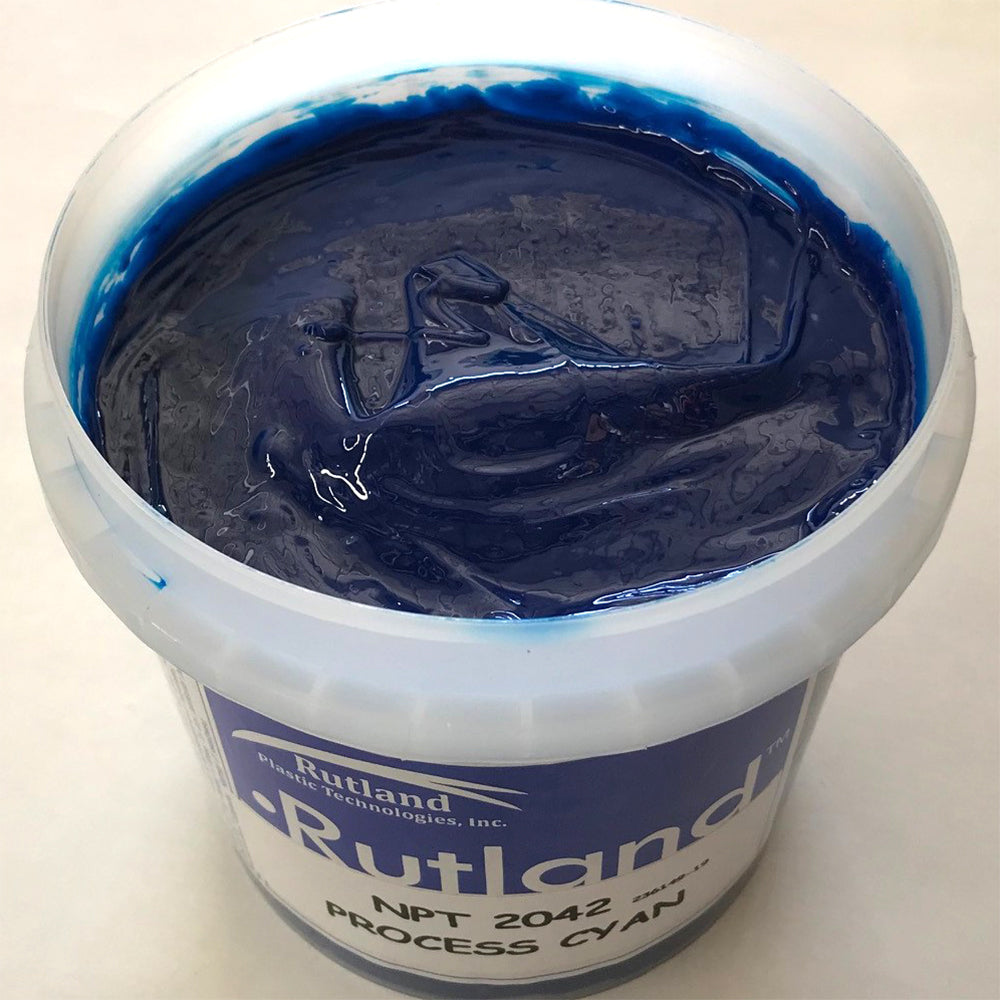 RUTLAND K2610 INFINITE FX PROCESS CYAN CMYK PLASTISOL OIL BASE INK FOR SILK SCREEN PRINTING