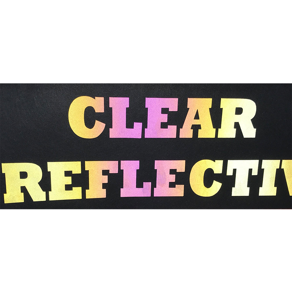 Reflective, Clear High Reflective Film Heat Transfer Vinyl 19" HTV