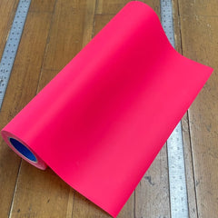 Puff Pink Neon Fluorescent Heat Transfer Vinyl 19" Width HTV