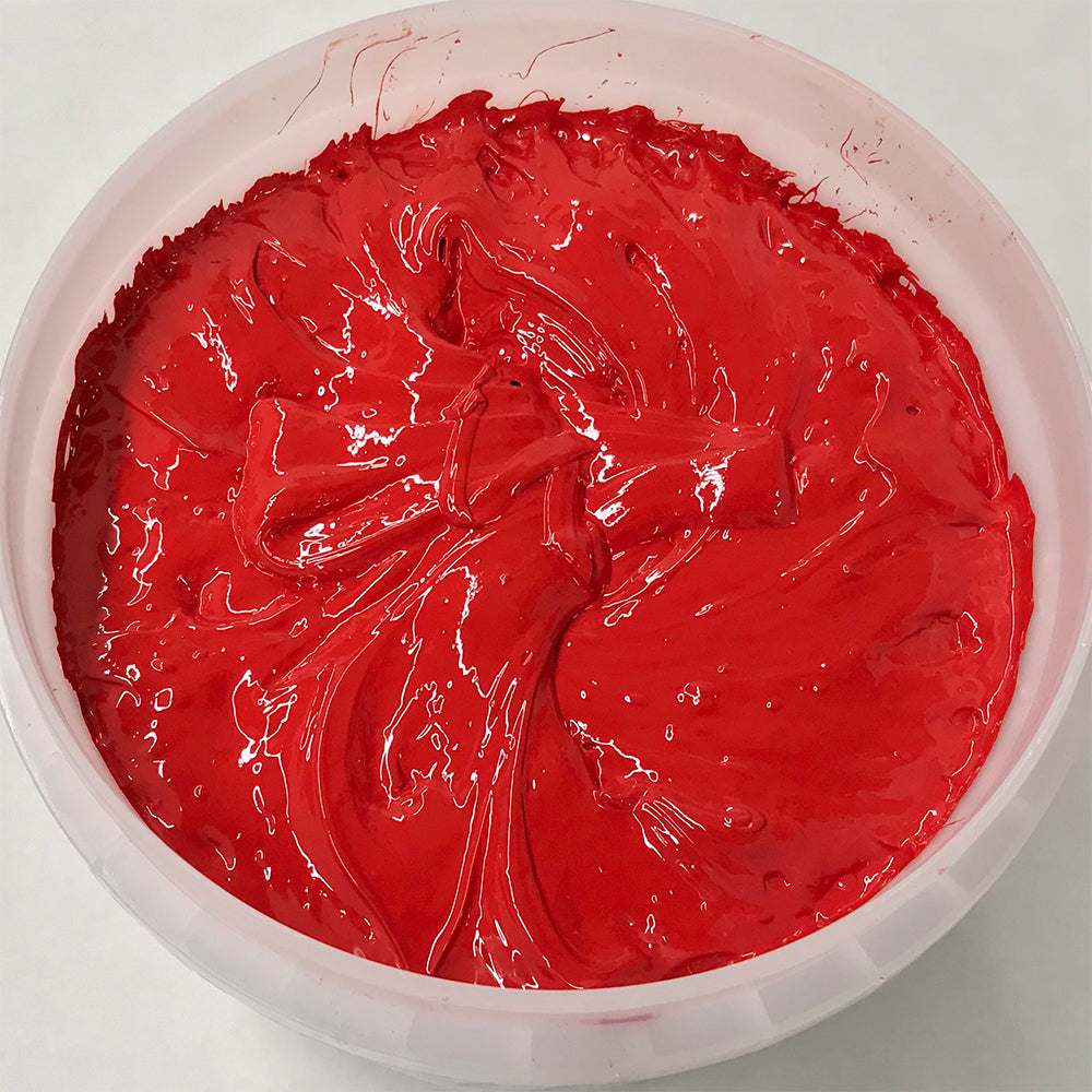 Monarch Plastisol Screen Printing Inks Low Temp Poly / Poly Blend Bold Red
