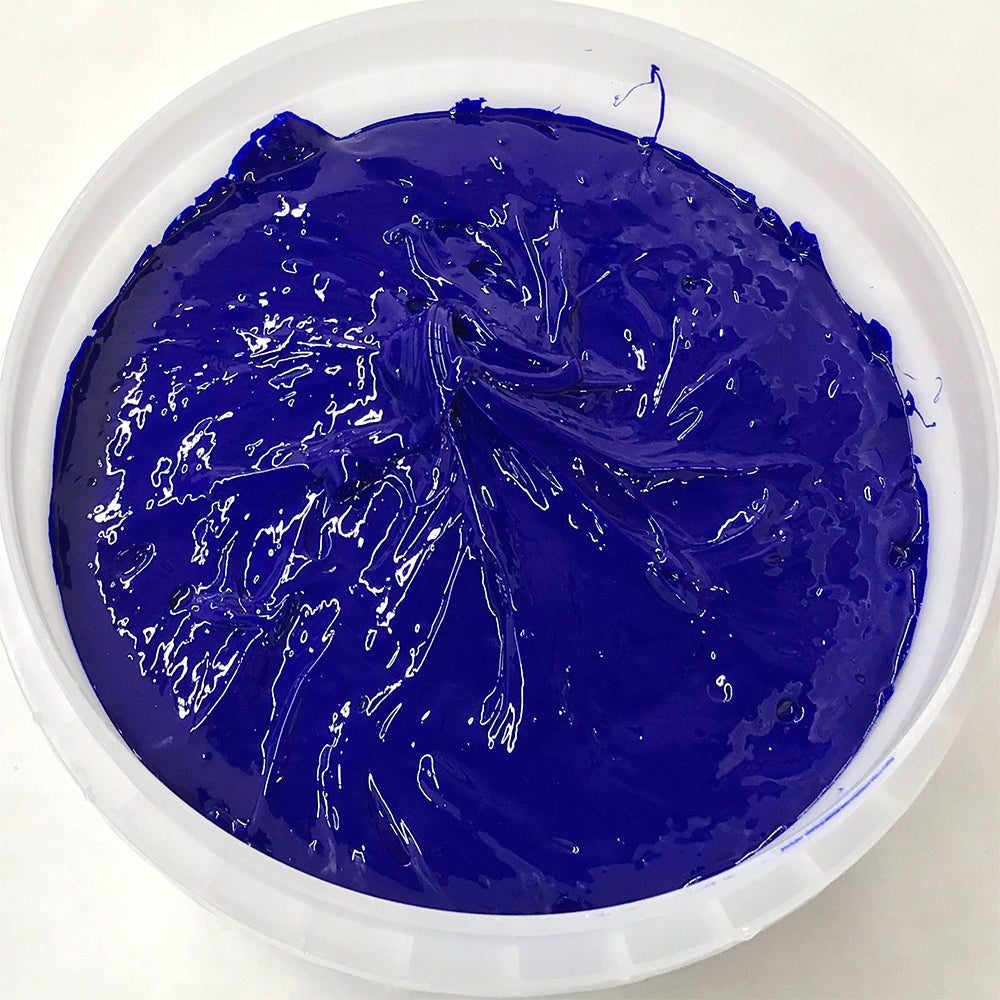 Monarch Plastisol Screen Printing Inks Low Temp Poly / Poly Blend Ultramarine Blue