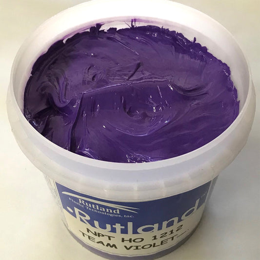 RUTLAND EH1212 NPT HIGH OPACITY TEAM VIOLET PLASTISOL OIL BASE INK FOR SILK SCREEN PRINTING