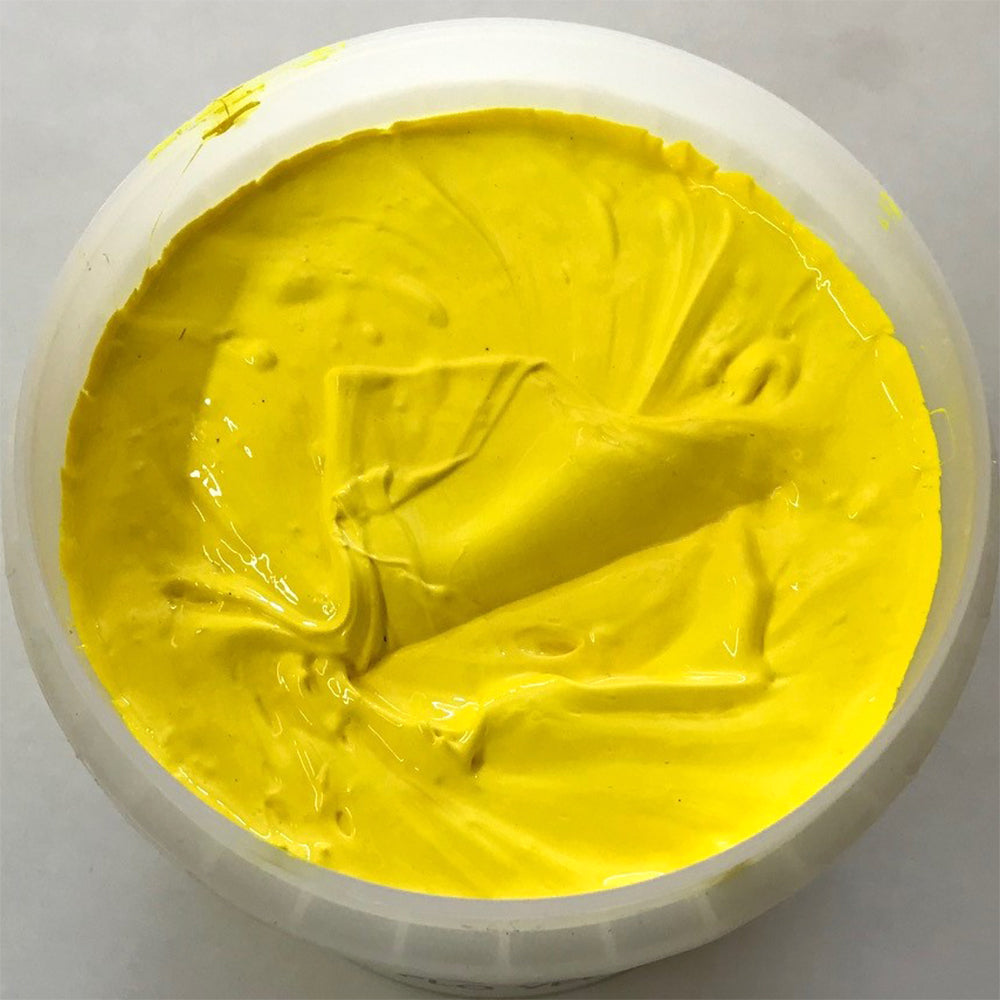 RUTLAND M34037 NPT OPAQUE FLUOR YELLOW PLASTISOL OIL BASE INK FOR SCREEN PRINTING