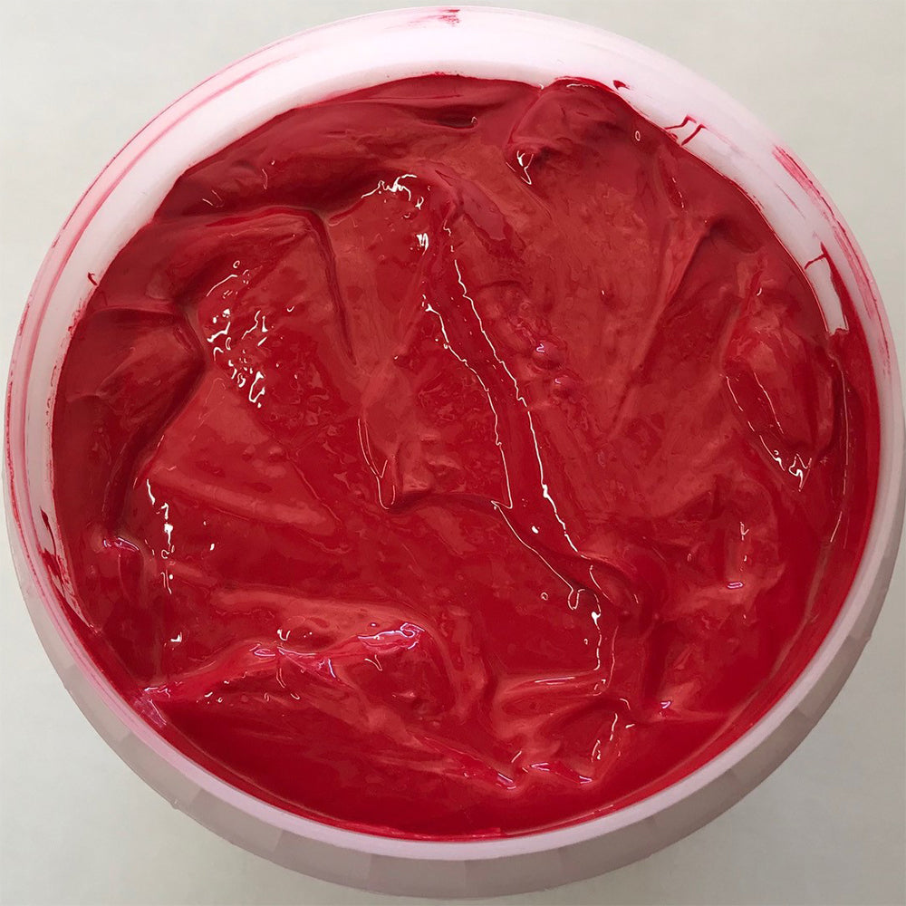 RUTLAND EH6400 NPT HIGH OPACITY SCARLET PLASTISOL OIL BASE INK FOR SILK SCREEN PRINTING