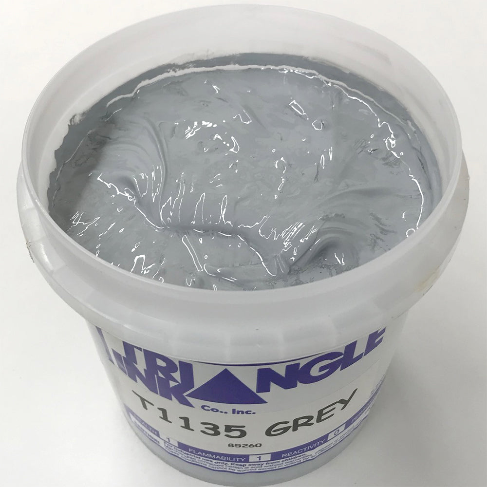 TRIANGLE 1135 GRAY PLASTISOL OIL BASE INK FOR SILK SCREEN PRINTING