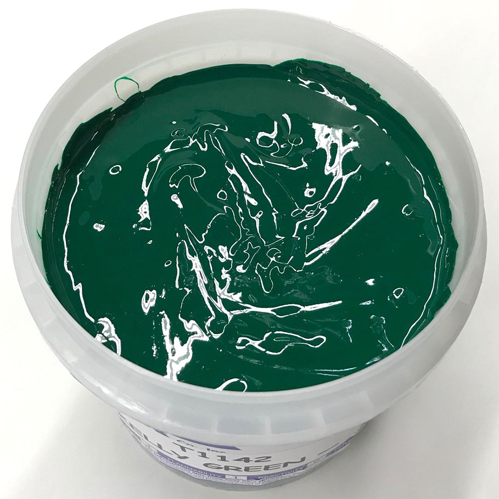 TRIANGLE 1142 KELLY GREEN PLASTISOL OIL BASE INK FOR SILK SCREEN PRINTING